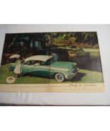 1955 Color Ad Body By Fisher Featuring Buick 4-Door Riviera - $13.70 CAD