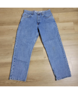 Vintage Y2K Polo Ralph Lauren Blue Denim Essential Jeans Size 36x30 100%... - $27.26