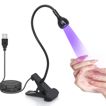 UV Light Gooseneck UV Lamp for Nails 365+395Nm 3W Black Light LED UV Nail Lamp w - £9.50 GBP