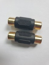 RCA Female Adapter Part 1.25" Long 2 Count Black - $8.63