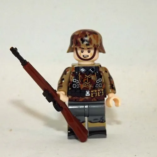 MBricks German Waffen SS Camo V2 WW2 Army Toys Collection Movie Minifigures - £4.77 GBP