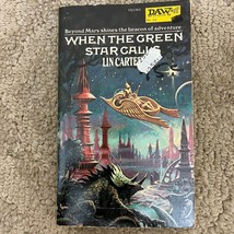 When the Green Star Calls Fantasy Paperback Book by Lin Carter 1973 - £9.52 GBP