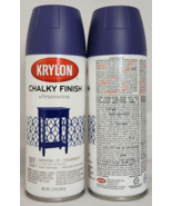 (2 Ct) Krylon K04109000 DIY Series Chalky Finish Spray Paint Ultramarine... - £23.67 GBP