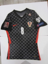 Mateo Kovacic Croatia World Cup Qualifiers Match Slim Away Soccer Jersey 2021-22 - £79.93 GBP