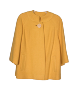 Kerrybrooke Vintage Women&#39;s Sears &amp; Roebuck Company Dress Coat Mustard Y... - $60.09 CAD