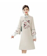 M Chinese Fashion Dress (S, Beige) - $77.42