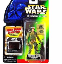Star Wars POTF2 Freeze Frame Card Endor Rebel Soldier C-9 ,Collector&#39;s Item - £25.25 GBP