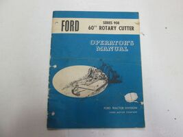Ford Series 908 60&quot; Rotary Cutter Operators Manual MINOR DAMAGE STAINS F... - €8,59 EUR