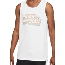 Jordan Men&#39;s Jumpman White Tank Top - $41.82 CAD
