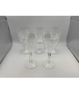 Set of 5 Waterford Crystal ALANA Claret Wine Glasses - $2,403.26 MXN