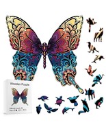 Wooden Jigsaw Puzzle Butterfly  A4  Medium Size  Size Appx 7.87 x 7.87 - £12.52 GBP