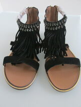 Report Signature (New) Calin Women's Suede Fringed Sandals Size 8M - $25.00