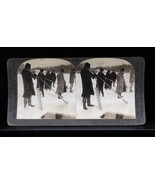 Antique Keystone Co Stereoview Cutting Ice W/ Saw Harvest Conneaut Lake ... - $14.99