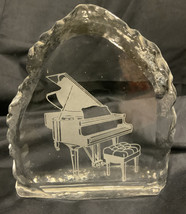 Etched Piano Paperweight 6”x6” - £7.49 GBP