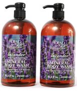 2 Bottles Dead Sea Collection Lavender Oil Calming Mineral Body Wash  33... - €30,04 EUR