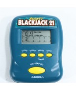 Pocket Blackjack 21 Radica 1997 Hand-Held Electronic Game 1 AA Battery - £7.11 GBP