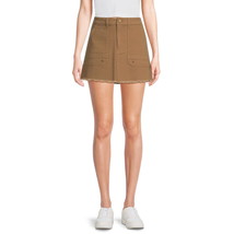 No Boundaries Juniors&#39; Cargo Mini Skirt, Khaki Size M (7-9) - $361.46 MXN