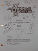 Hannah Montana Signed Script Screenplay X10 Miley Cyrus Emily Osment Billy Ray C - £13.38 GBP