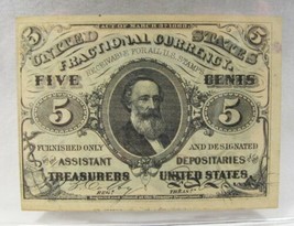 1863 5 Cents 3rd Issue Fractional Currency Note FR 1238 CH CU PC-645 - $137.61