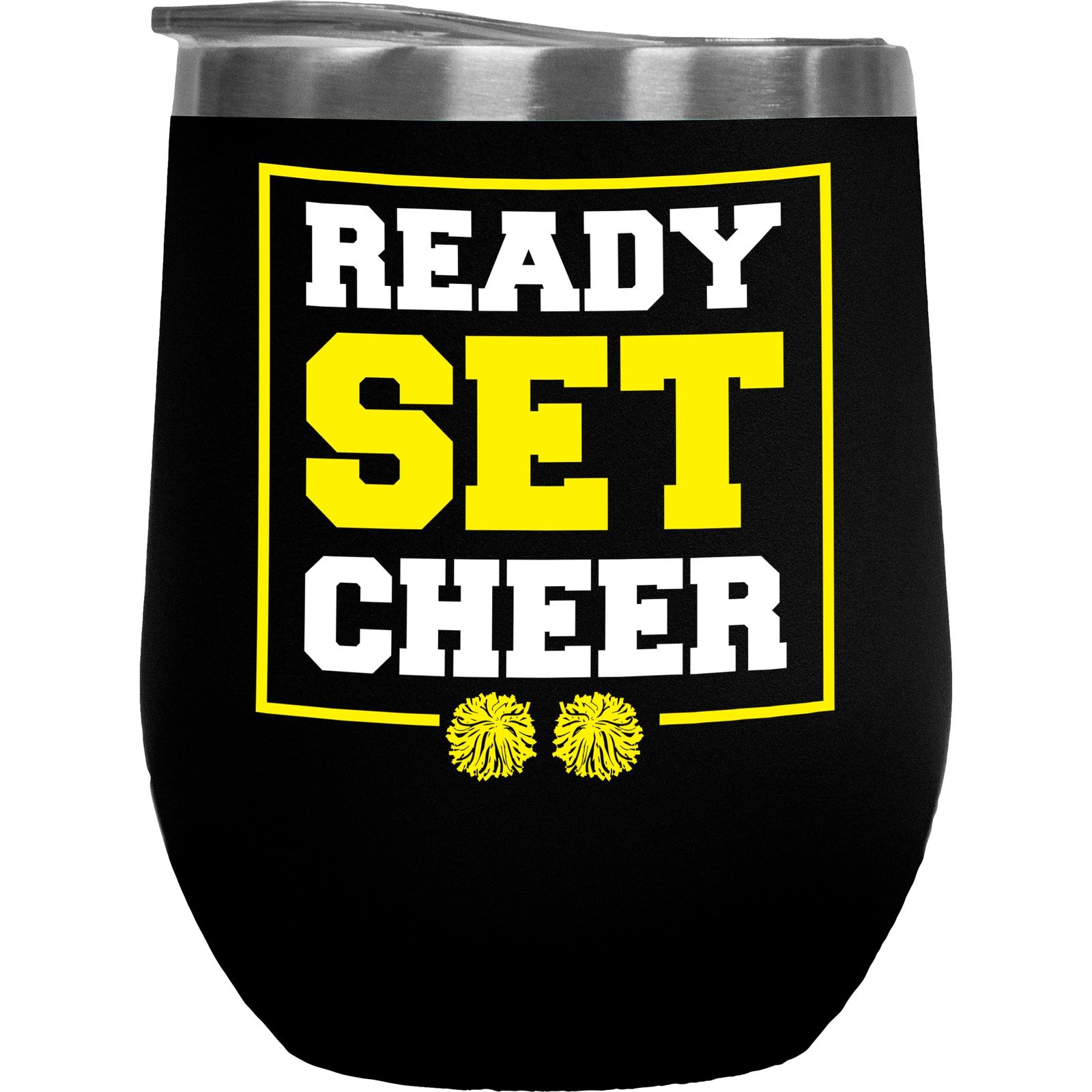 Ready, Set, Cheer With Graphic Pompoms Design Coffee &amp; Tea Gift Mug Cup ... - $27.71