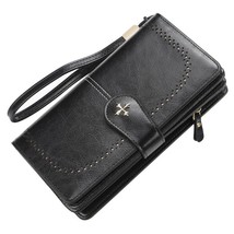 Hollow Out Women Wallets Large Long Wallet Fashion Top Quality PU Leather Card H - £37.59 GBP