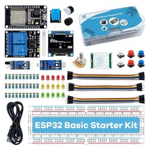 Basic Starter Kit For Esp32 Esp-32S Wifi I Ot Development Board With Tut... - $39.99