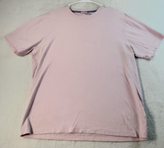 Brooks Brothers 1818 T Shirt Top Womens Large Pink Knit 100% Cotton Short Sleeve - $12.15