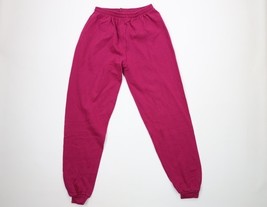 Vtg 90s Streetwear Womens Size Large Faded Blank Cuffed Sweatpants Jogge... - $39.55