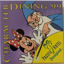 Character Dining &#39;99 Minnie Mouse &amp; Merlin Pacific Hotel Disneyland Pin ... - $13.58 CAD