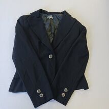 XOXO Signature Women's Black One-Button Closed Front Pockets Blazer Jack... - $19.79