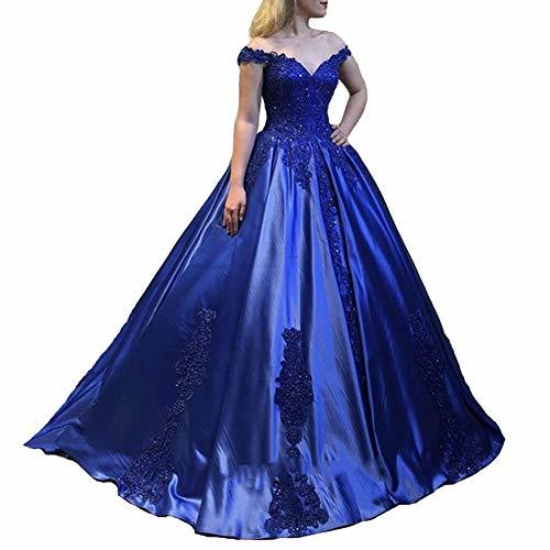 plus size women royal blue dresses for wedding Navy Mother of The Bride V Neck Long Sleeve Evening Gowns high slit Lined 100% polyester Spot clean Ball Gown Plus Size Royal
