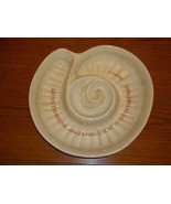 Faith At Home ~ Ceramic Seashell Chip &amp; Dip or Vegetable Tray - £22.67 GBP