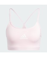 adidas Womens Aeroreact Bra Low Impact Sports Training Fitness Gym Crop Tops NWT - $25.00