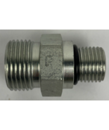 NOS OEM Parker Hydraulics 8-6 F5OLO-S Straight Thread Connector w Seal Lok - $17.75 CAD