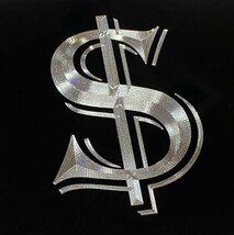 Dollar Sign Money Diamond Etched 3D Engraved License Plate Car Tag Great... - $22.99