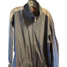 Tek Gear Men’s L Navy Long Sleeve Full Zip Mesh Nylon Polyester Track Ja... - $29.70