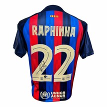 Raphinha Autographed Barcelona Soccer Jersey BAS COA Signed - $349.95