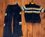 NWT Indigo Velour Track Suit Unisex Youth Size Large Y2K - £11.87 GBP