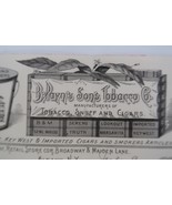 1908 B. Payn &amp; Sons Tobacco Co. Sales Invoice Receipt - $371.04 MXN