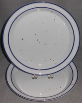 Dansk Set (2) Dinner Plates BLUE MIST PATTERN   Made in Philippines - £101.68 GBP