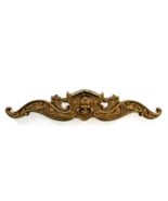 Gold Scroll and Floral with Angel Face Pediment 40&quot; Long - $127.71