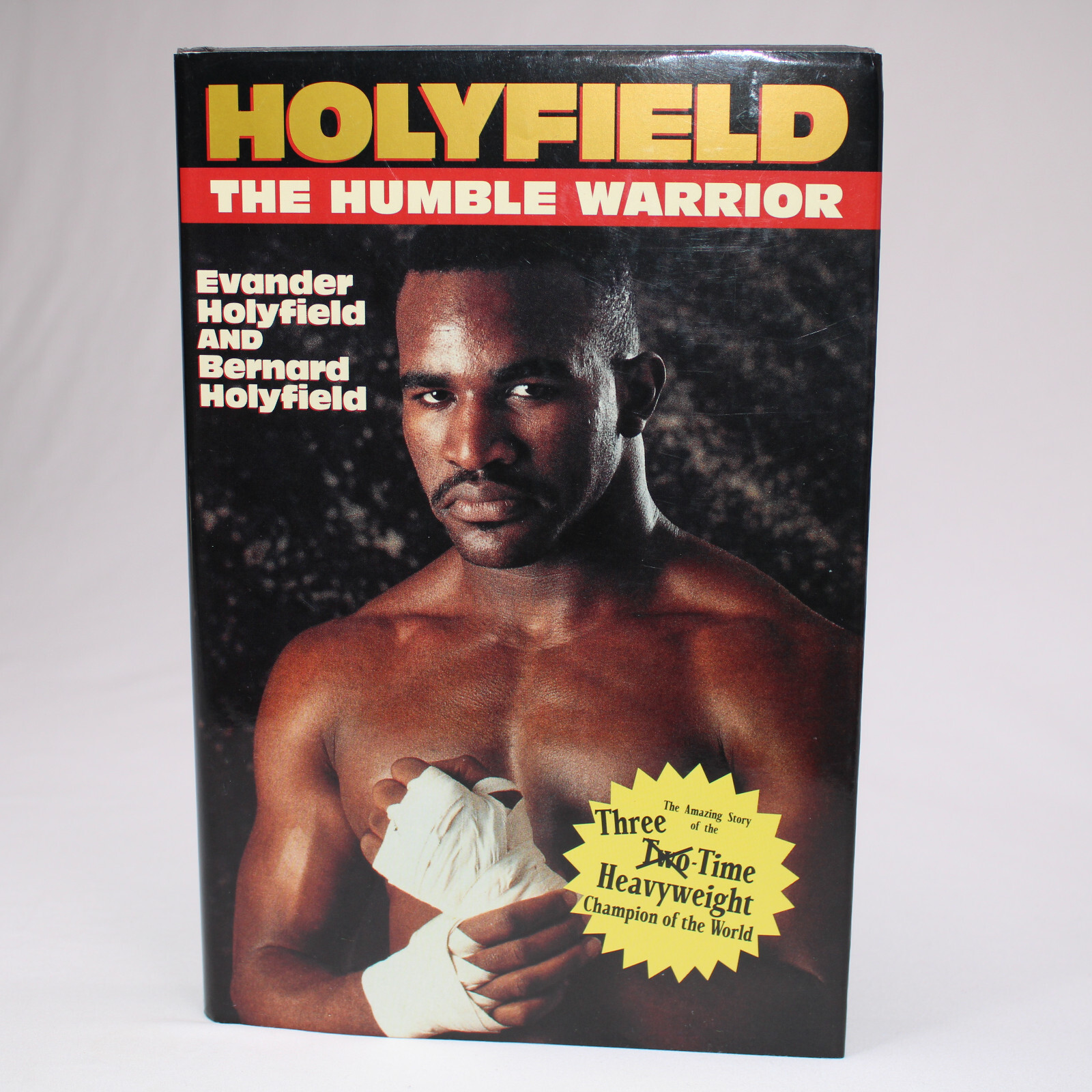 Signed Evander Holyfield The Humble Warrior Evander Holyfield 1996 HC Bo... - $53.72
