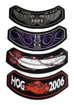 Harley Davidson Owners Group HOG Patches 2003-2006 Lot of 4 - $21.00