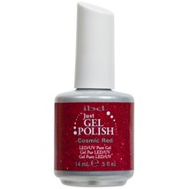 Ibd Just Gel Cosmic Red Soak Off Glitter Nail Polish Uv Manicure .5 Oz Salon Led - £9.65 GBP
