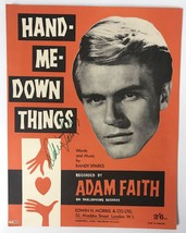 Adam Faith (d. 2003) Signed Autographed Vintage &quot;Hand Me Down Things&quot; So... - $39.99