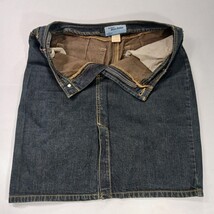 Old Navy RN#54023 Women's Blue Cotton Front Zip & Slit Denim Skirt Size 8 image 9