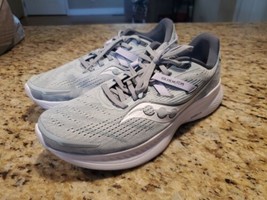 Saucony Womens Guide 16 Gray/purple Running Shoes Sneakers Size 10.5 - $69.30