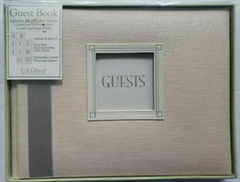C.R. Gibson Customizable Guest Book, White Sands (WG2-9063) Vintage F12 - $35.99