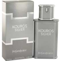 Yves Saint Laurent Kouros Silver Cologne 3.4 Oz Eau De Toilette Spray - £157.31 GBP