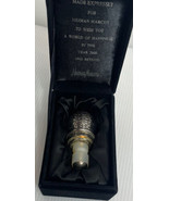 Neiman Marcus Millennium Globe Wine Bottle Stopper Velvet Original Box - £7.47 GBP